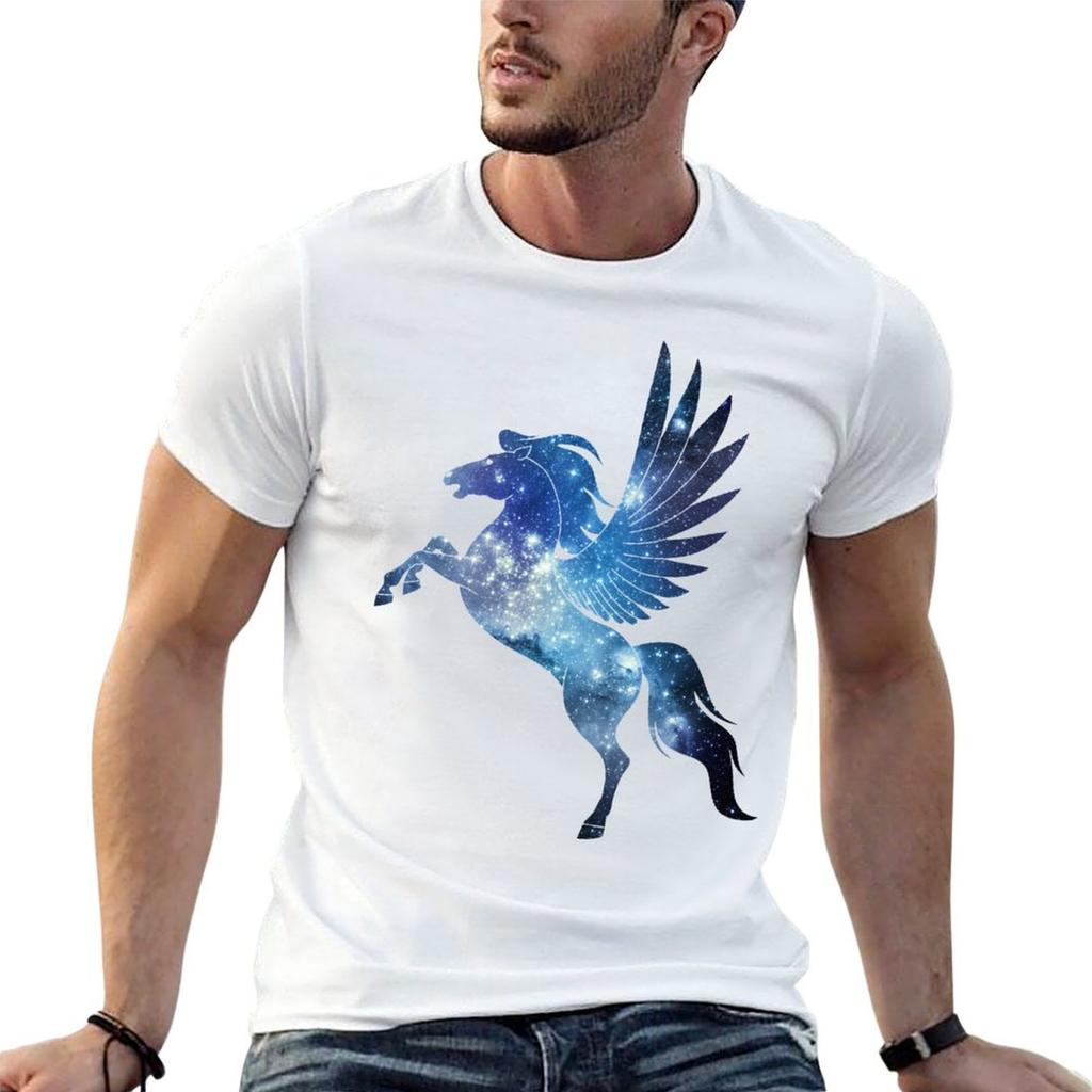 Celestial Horse T-Shirt Heavy Duty Casual Work Tee