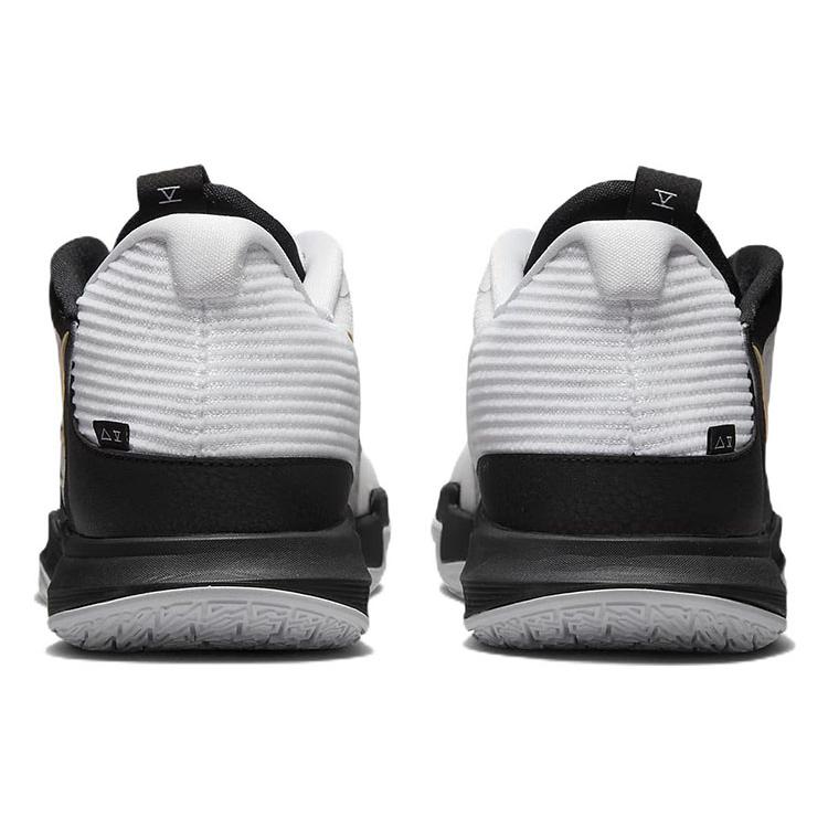 New Nike Kyrie Low 5 EP 'White Black Metallic Gold' DJ6014-101