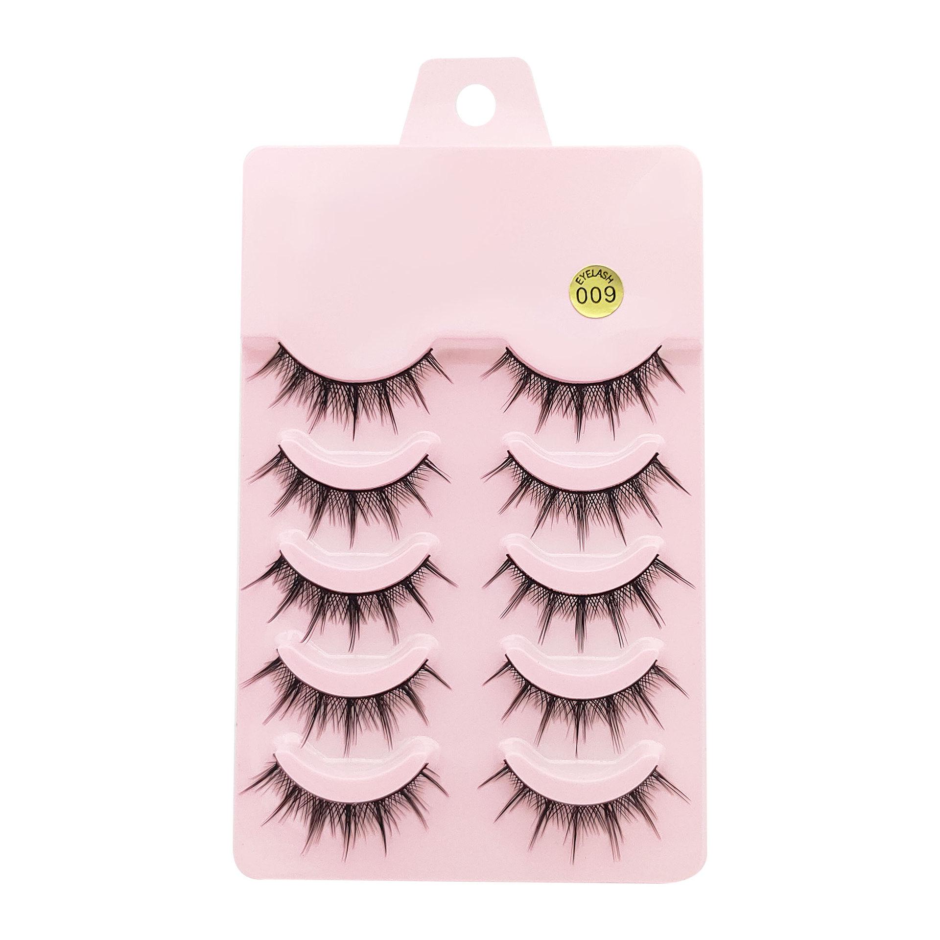 Накладные ресницы Fairy Little Devil 009 - упаковка 10 пар, живые и густые Dense 009 Little Devil False Eyelashes