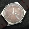 SEIKO 5 AUTOMATIC 6309A VINTAGE JAPAN MENS BROWN COLOR DIAL WATCH a701518-5 R206b-a701518