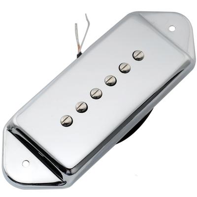 Artec ASA92 Alnico 5 P90 Dog Ear Pickup Neck PU for ES330 Casino Style Electric Chrome Guitar,