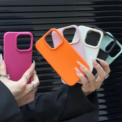For iPhone 16 15 14 13 12 Pro Max Case Original Liquid Silicone Phone Case for iPhone 16ProMax Shockproof Back Cover