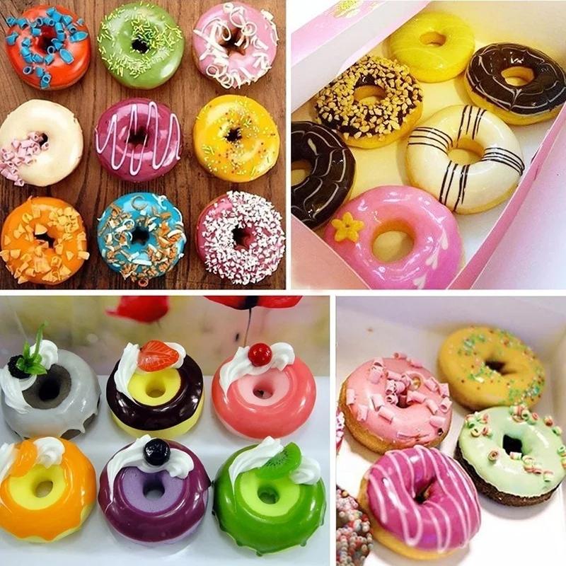 Food Grade Silicone Donut Chocolate Mold Silicone Donut Mold Maker Cake Maker Mold Desserts Baking Tools