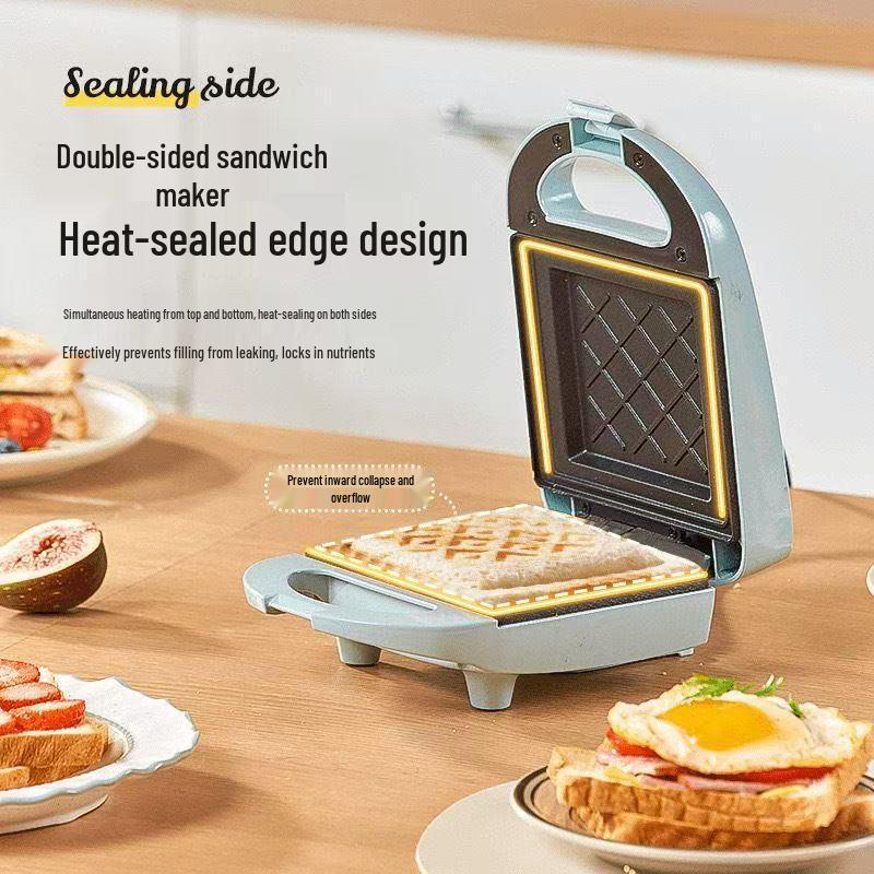 Compact Multi-Functional Sandwich Maker: Electric Toast Grill & Breakfast Press