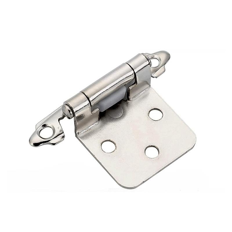 New 6 Colors Cabinet Door Hinges Self Closing Overlay Flush Cabinet Hinge Heavy Duty Door Cupboard Hinges Door Hinges Hardware