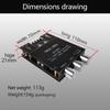 ZK-502T TPA3116D2 Bluetooth 5.0 Subwoofer Amplifier Board 2.0 Channel 2*50W Bass AMP High Power Audio Stereo Amplifier Board