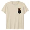 Dog In Pocket Animals Dogs Unisexs TShirt Unisexs Tee Graphic Unisex Top
