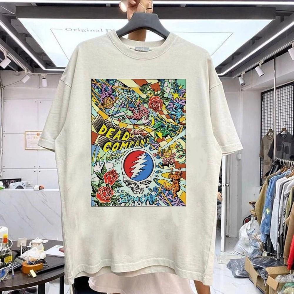 Dead and Company at Sphere Las Vegas 2025 April 25 Shirt Reprint Unisex T-Shirt S