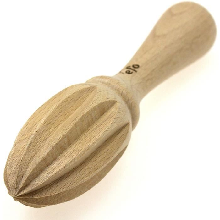 Presse-agrumes - EFO - Presse Citron En Bois - 100% Écologique - Bois De Hêtre - 15 Cm