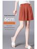 Ice Silk Women's Plus Size Summer Capris: Loose Straight, High Waist, Casual Wide Leg Shorts