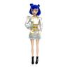 Vinyl Hunters Girl Figurine Anime Movie Girl Idol Action Figure with Movable Joints Collectible Pretend Play Toy Gift for Girls