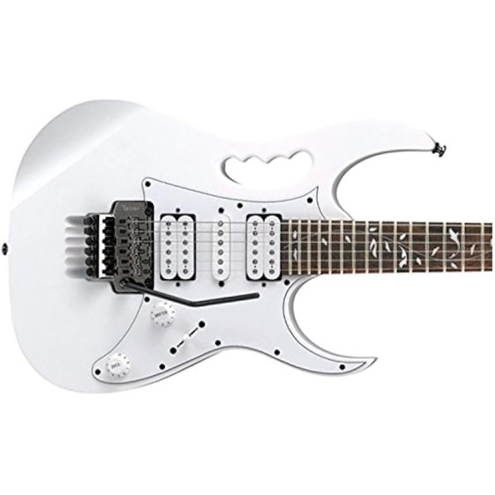 IBANEZ JEMJRWH Steve Vai Signature 6 String Electric Guitar - White