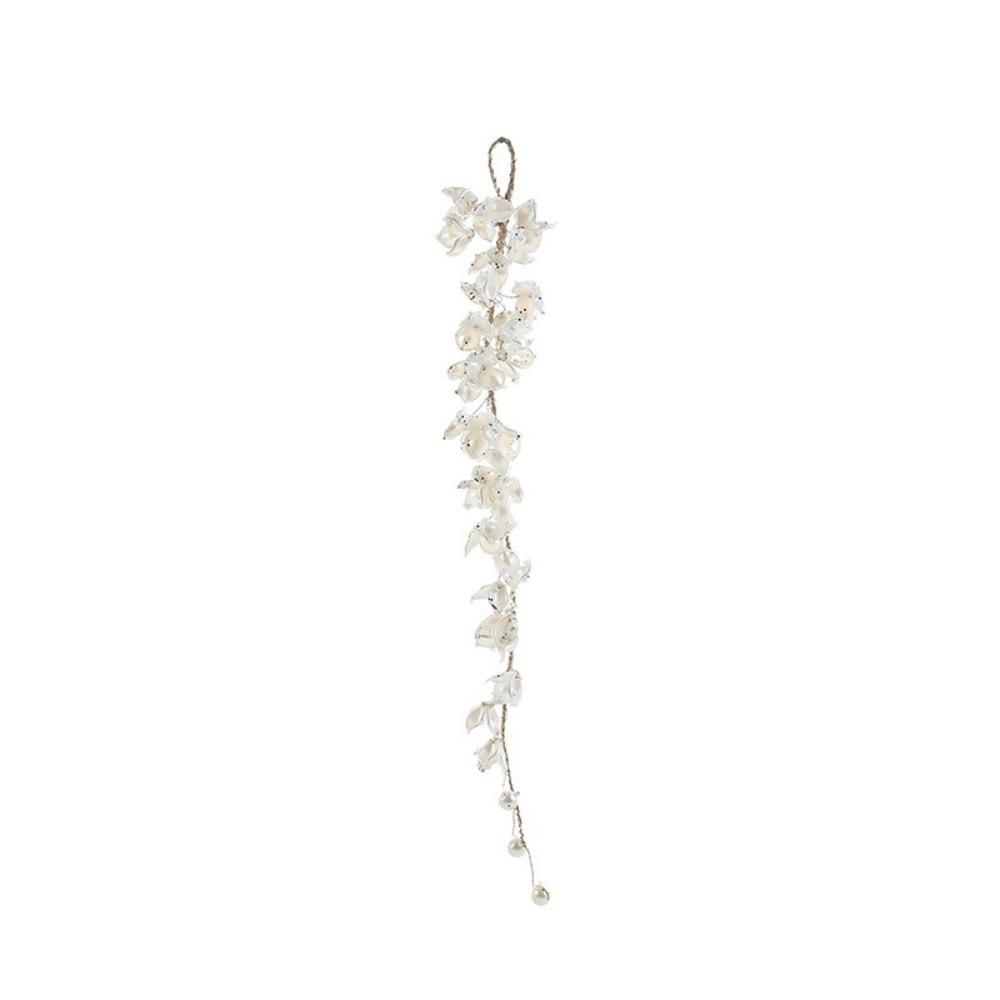 Artificial Glitter Christmas Branches Grape Christmas Crystal Pendant  DIY Craft