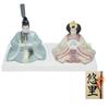 Osaka Choseido Lladro NAO Hina Compact with Personalized Wooden Tag Doll, Mini, (Sent Separately)