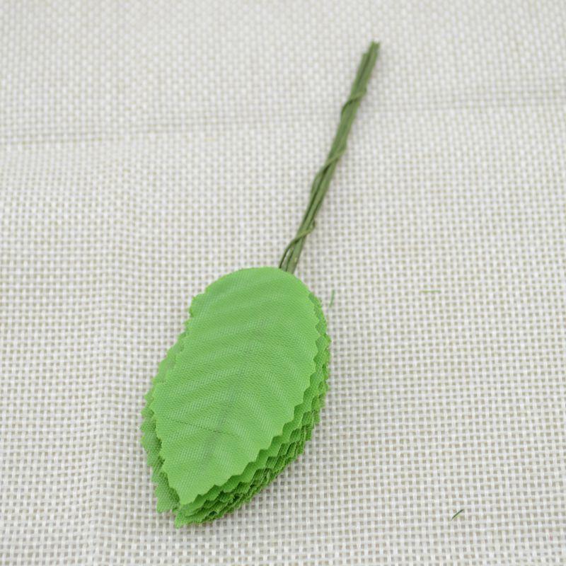 10/50pcs Artificial Silk Simulated plant Rose Leaf Outdoor Garden Wedding Decorative Home Decoration Holiday Party diy gift box