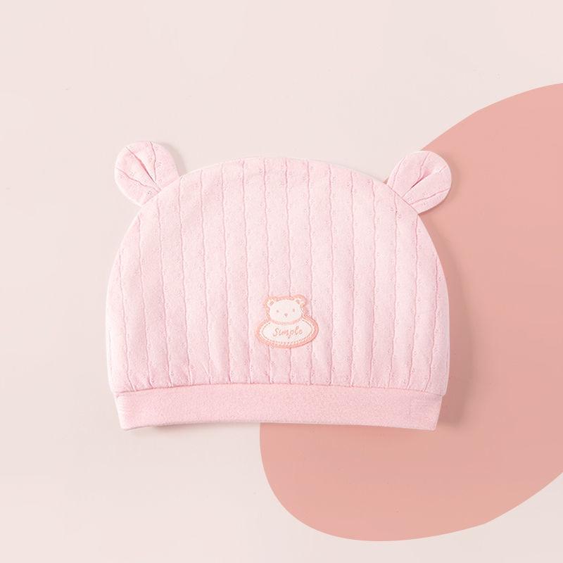 Rivestimento in Cotone Berretto Fetale per Neonato Berretto a Cuffia Colori Caramella per Neonato Stampa Carina Bambine Bambini Cappello in Cotone cotone pulito Primavera Autunno