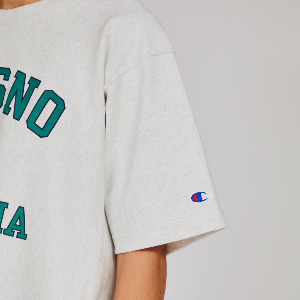 Champion Reverse Short Sleeve Crew Relax Graphic Size Weave® T-Shirt, Neck, 100% Cotton, USA, 9.4oz, Fit, Print, C3-B303-810-XL