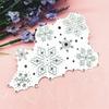 A Set of Snowflake Design Patterns Metal Cutting Die Stencil for DIY Scrapbooking Album Photo Embossing Paper Card Craft Decor