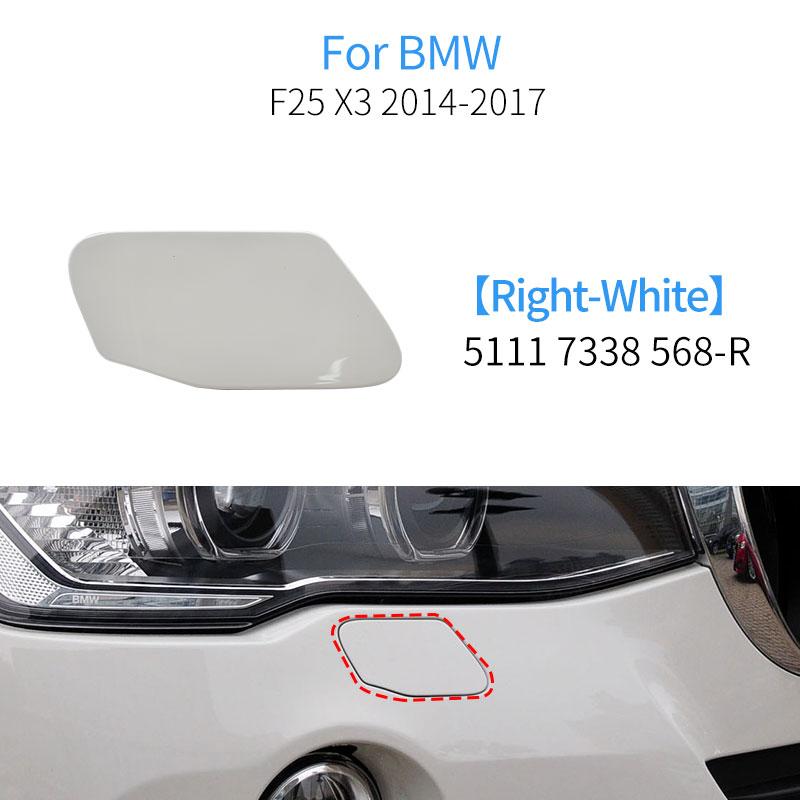 Car Front Bumper Headlight Washer Cover Cap  Accessories Painted Trim Shell For BMW X3 X4 F25 F26 LCI 2014-2017 51117338568