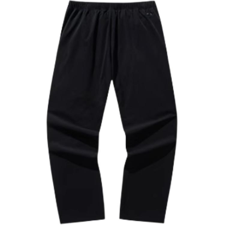 Anta All-Weather Series Breathable Sports Simple Solid Color Straight Leg Casual Pants Men Bottoms Basic-Black 152526502-2