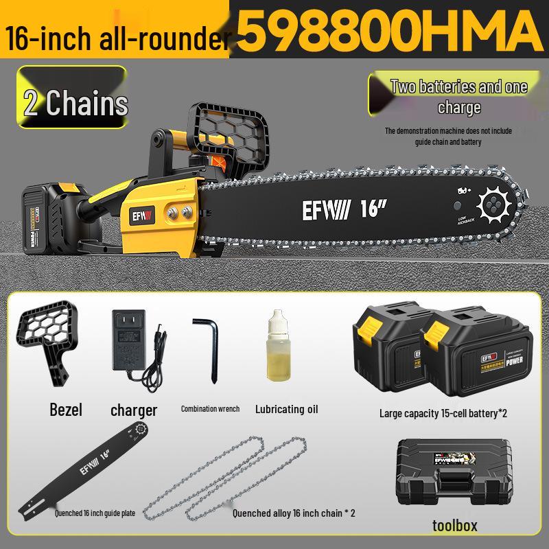 High-End German Cordless Electric Chainsaw: Compact Brushless Lithium Saw for Outdoor Logging