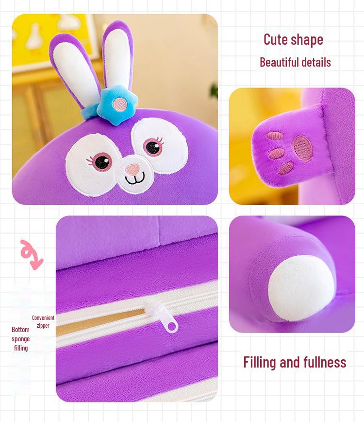 Multi-Function Folding Toddler Sofa: Cartoon Design, Washable Cushion, Perfect for Boys & Girls' Reading and Play.