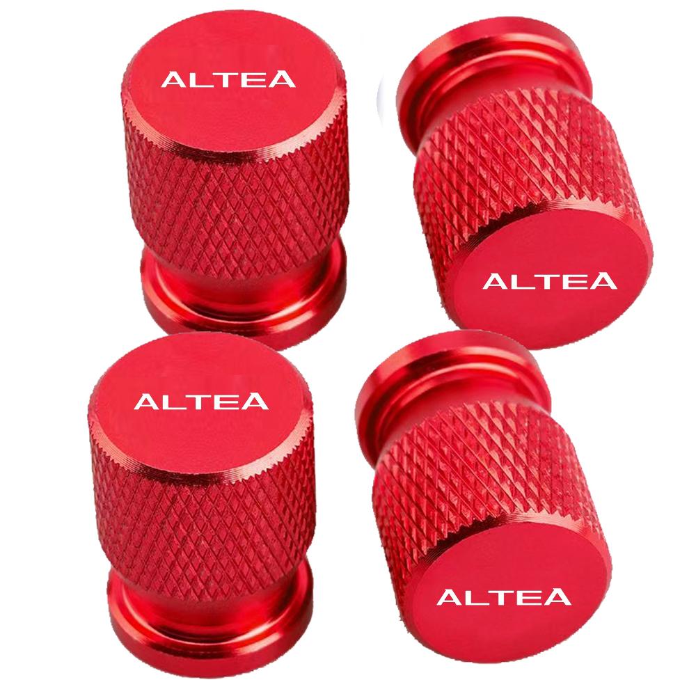 4Pcs Car Wheel Tire Valve Caps Tyre Stem Covers Airdust Waterproof For Seat ALTEA Ateca IBIZA MII Accessories