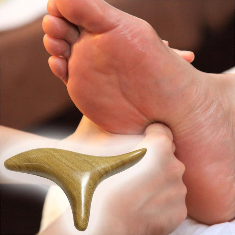 

Точечный массаж, Высокое качество, Палочка для акупрессуры, Инструмент для массажа стоп, Изготовлен из древесины свежей липы, Дизайн «Треугольник и птица», Устройство для массажа стоп lalai