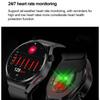 2025 New Smart Watch Air Pump Sphygmomanometer Heart Rate Thermometer Airbag Wristband Call Reminder Health Watch For Huawei