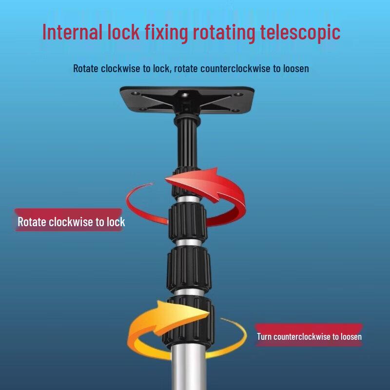 Jundingying 3.5m Telescopic Support Rod with Fine-Tuning Head