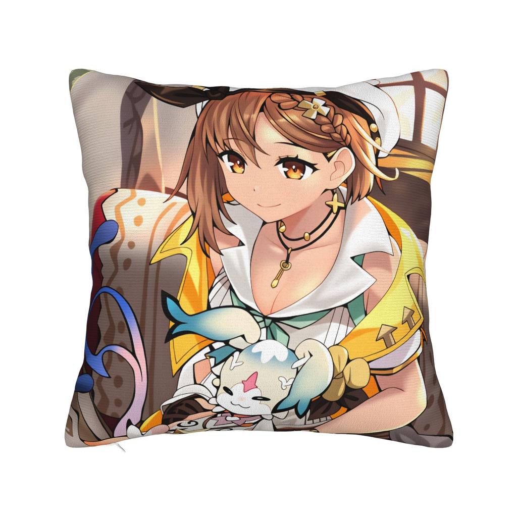 Game Atelier Ryza Pillow Cover  Cute Funny Pillow Case For Sofa Home Decor Print Cushion Cover Gift