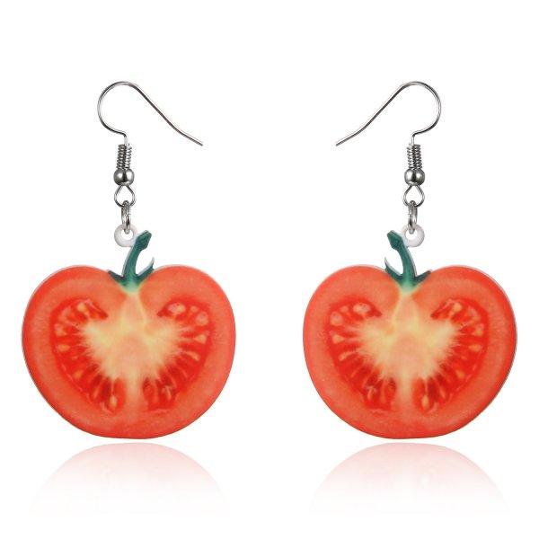 New Fashion Strawberry Cake Earrings For Women Resin Handmade Cute Watermelon Lemon Drop Earring Girl Birthday Ear Jewelry Gifts