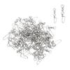 50Pcs High Strength Fishing Snap Swivels Stainless Steel B Type Ball Bearing Swivels for Saltwater F