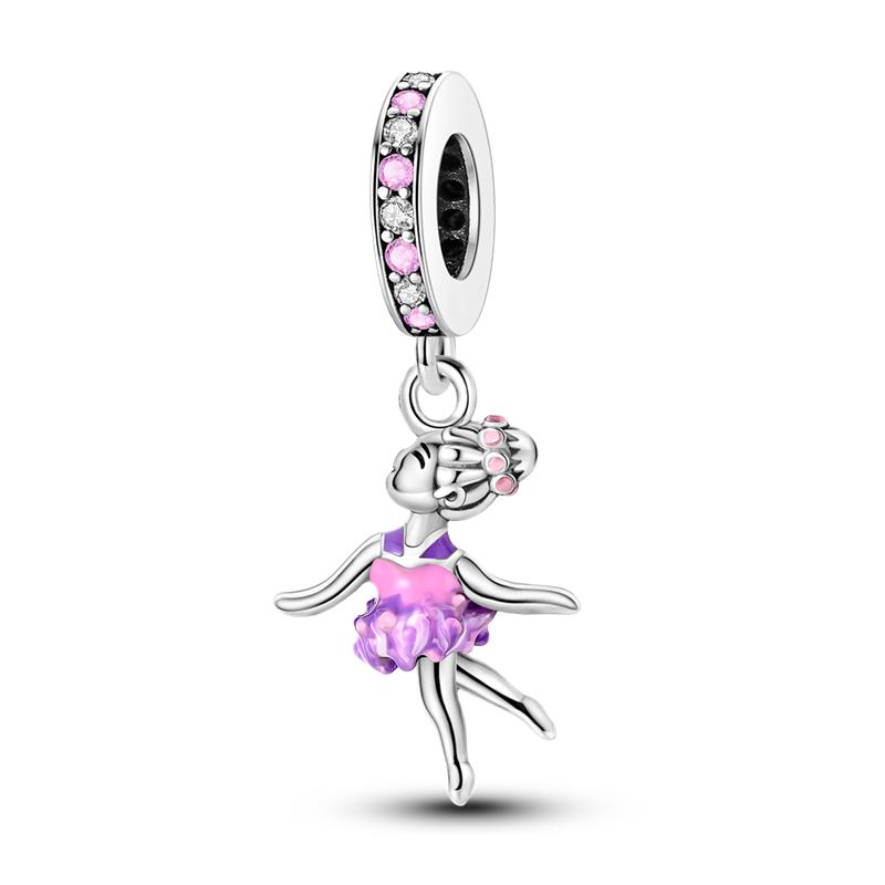 Kupfer Einhorn Fee Insekt Blume Perlen Anhänger Passend Kompatibel Mit Pandora Authentischen Armbändern DIY Schmuck Geburtstagsgeschenk Jubiläum