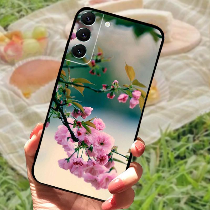 Case For Samsung Galaxy S22 Ultra Coque S22 Plus Full Protective Silicone Cartoon Painted Fundas Cover For Samsung S 22 Fundas