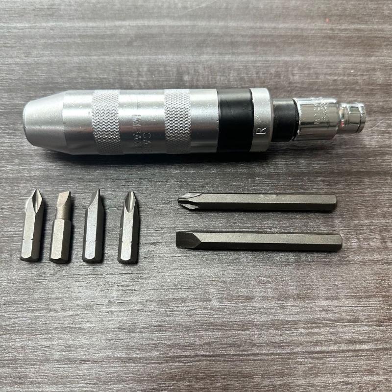 Professional Impact Screwdriver Bit Kit Rust Proof Strength Metal Bit Multiple Size NonSlip Handle Flat Screw Remover