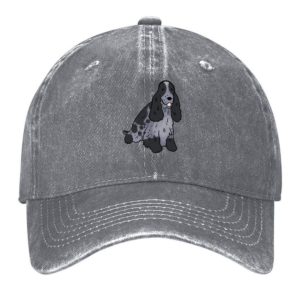2026 Spaniel English Cocker Dog Cute Illustration Baseball Cap Sun Hat For Children Summer Hat Dad Hat Rugby For Men Women's