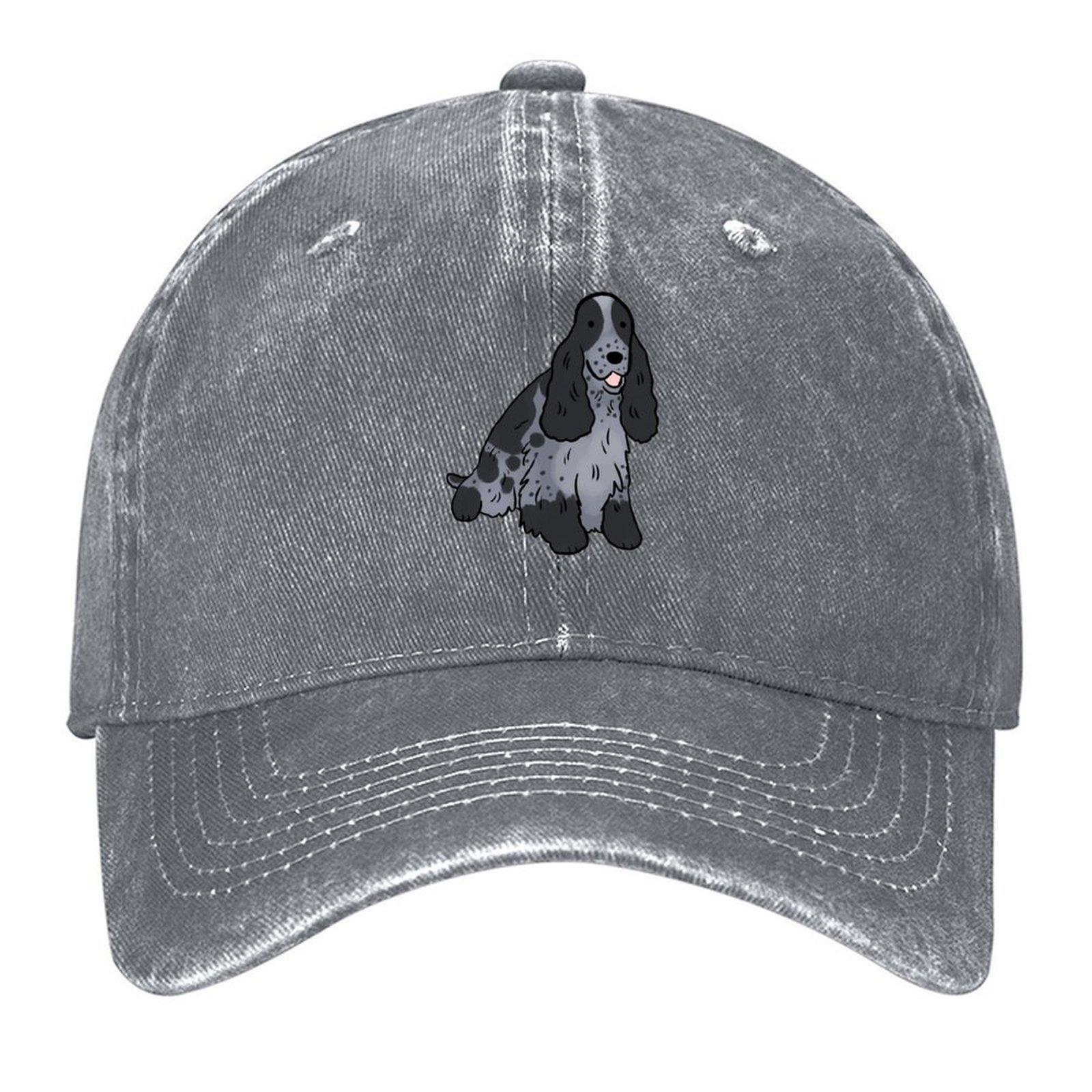 2026 Спаниель Английский кокер-спаниель Собака Милая Иллюстрация Бейсболка Кепка от солнца Для детей Летняя шляпа Шляпа для папы Регби Для мужчин Женская