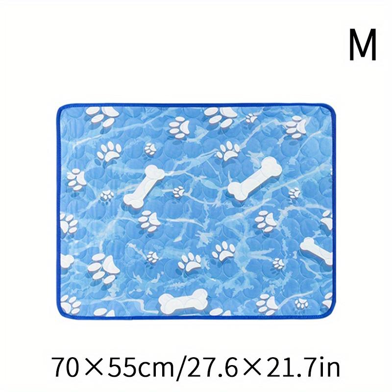 KEMORELA Large Dog Cooling Pad Self-Cooling Ice Silk Pad Washable Pet Dog Cooling Mat for Summer Comfortable Dogs And Cats