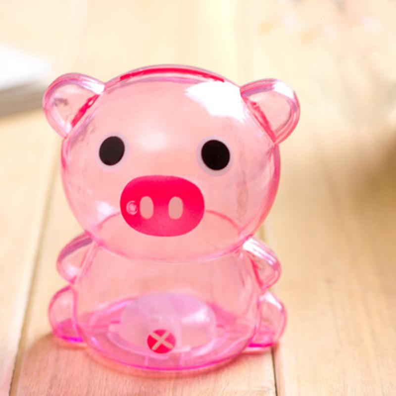 Home Decor Banks Gift Cartoon Bear Money Boxes Kid Student Piggy Bank Transparent style Saving Money Animal New Year Gift