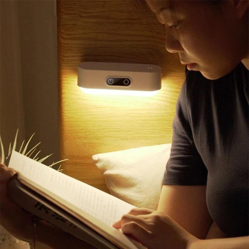 FTOYIN 5 Color Intelligent Induction Cabinet Light Detachable Magnet Base LED Night Light Bedroom Reading Bedside Lamp 200 Lumen