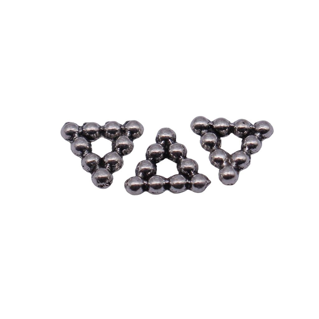 Caps Beaded Edge Spacer Beads Antique Style For DIY Jewelry Projects