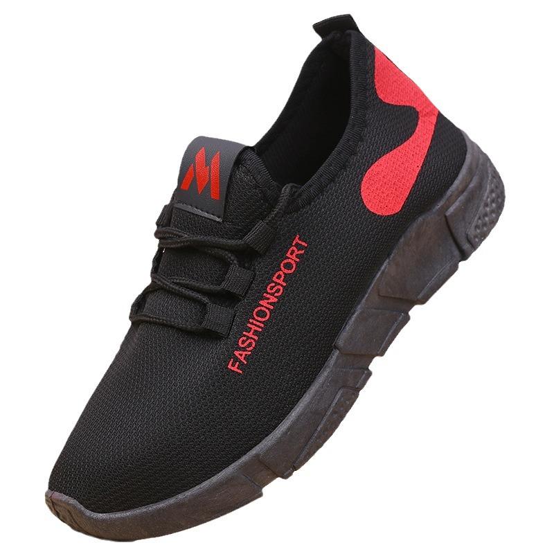 Comfortable Ladies Lace Up Sneakers Thick Soft Sole Breathable Lightweight Canvas Daily Shoes