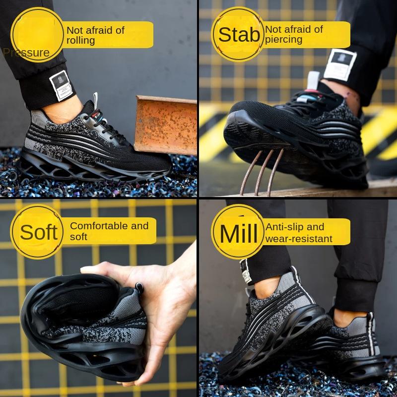 Anti-smashing and Anti-piercing Safety Work Shoes, Labor Insurance Shoes Men's Safety Shoes