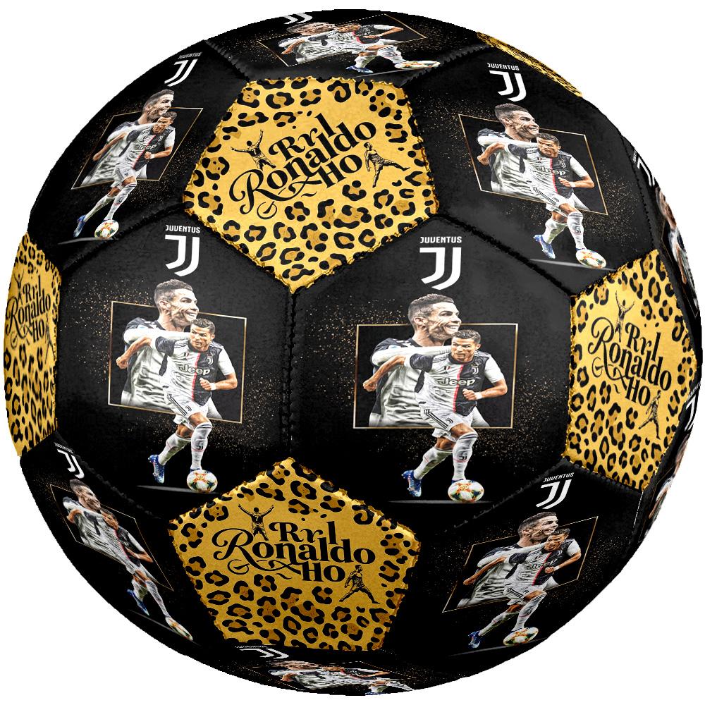 Ronaldo's Golden Legacy Size 5 Soccer Ball Machine Sewn Indoor/Outdoor Training and Matches Unique Gift for Soccer Lovers