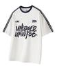 UNTAPPED STUDIO 96 Universe Oversized Track Short Sleeve Color Block T-Shirt 3 Colors