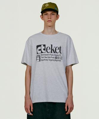 Tekes Plan Tee Melange Gray