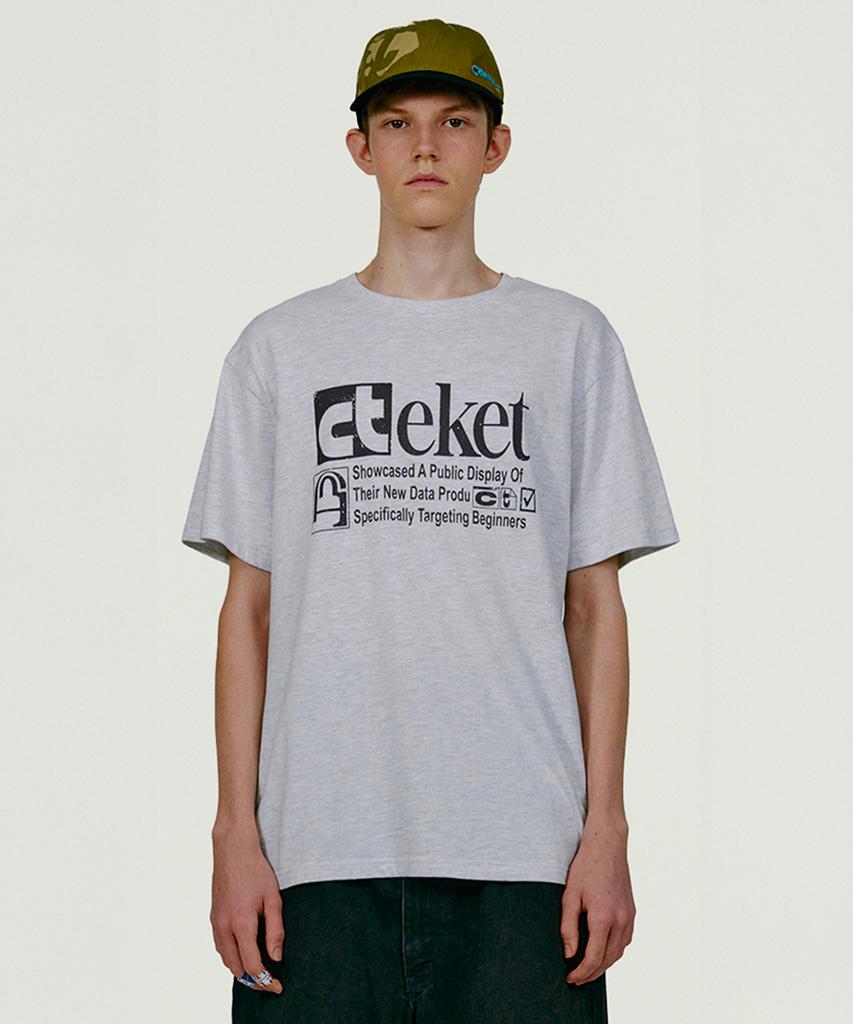 Tekes Plan Tee Melange Gray