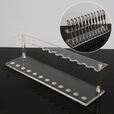 Acrylic Display Rack for Pens And Markers Makeup Brush Organizer Eyebrow Tools
