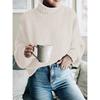 Womens Off The Shoulder Sweater Casual   Knitted Loose Long Sleeve Pullover